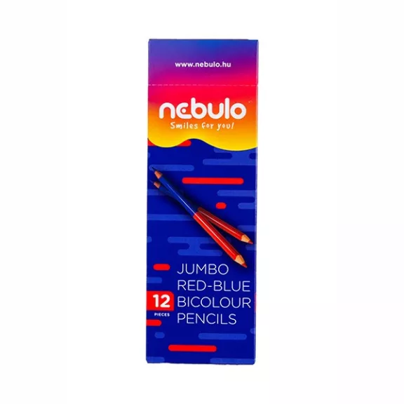 Postairón NEBULO Jumbo háromszögletű piros-kék Postairón NEBULO Jumbo háromszögletű piros-kék