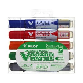   Táblamarker PILOT V-Board Master Medium BeGreen kerek 5 db-s készlet
