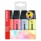 Szövegkiemelő készlet STABILO Boss Original Pastel 1-5mm 4 darabos