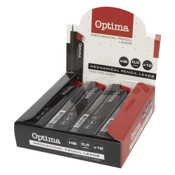 Grafitbél OPTIMA HB 0,5mm 12 szál Grafitbél OPTIMA HB 0,5mm 12 szál