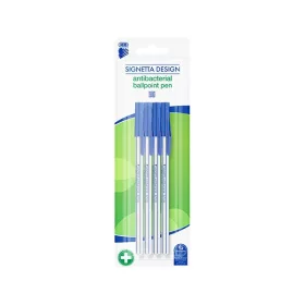 Golyóstoll ICO Signetta antibakteriális 4 darabos