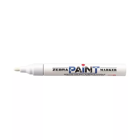 Lakkmarker ZEBRA Paint marker 3 mm fehér Lakkmarker ZEBRA Paint marker 3 mm fehér