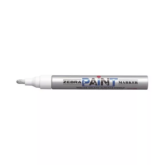 Lakkmarker ZEBRA Paint marker 3 mm ezüst Lakkmarker ZEBRA Paint marker 3 mm ezüst
