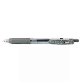 Zseléstoll ZEBRA Sarasa Clip nyomógombos 0,5 mm szürke