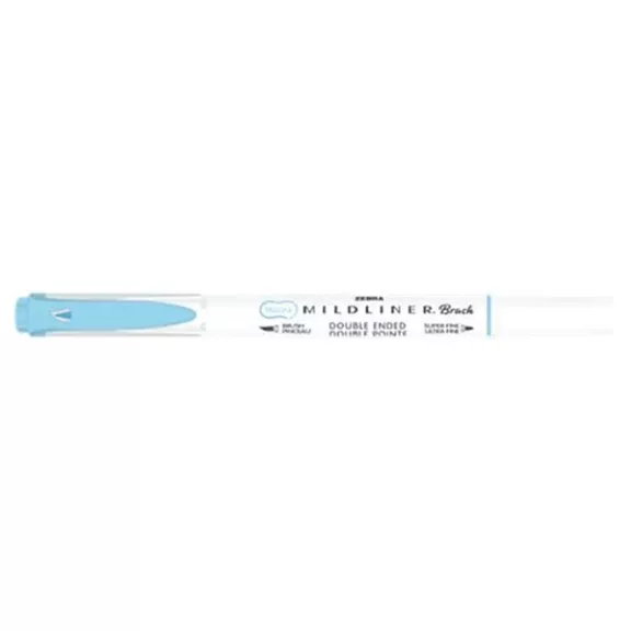 Ecsetfilc kétvégű ZEBRA Mildliner Fluorescent kék Ecsetfilc kétvégű ZEBRA Mildliner Fluorescent kék