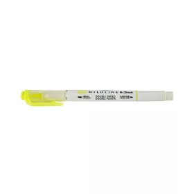 Ecsetfilc kétvégű ZEBRA Mildliner Fluorescent sárga