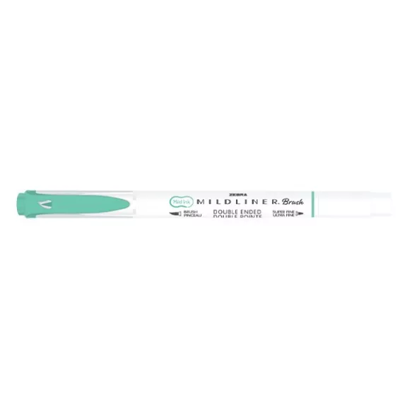 Ecsetfilc kétvégű ZEBRA Mildliner Fluorescent türkiz Ecsetfilc kétvégű ZEBRA Mildliner Fluorescent türkiz