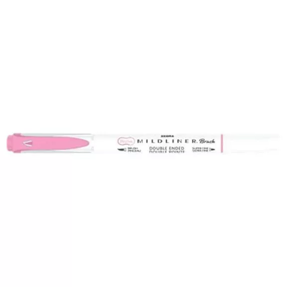 Ecsetfilc kétvégű ZEBRA Mildliner Fluorescent rózsaszín Ecsetfilc kétvégű ZEBRA Mildliner Fluorescent rózsaszín