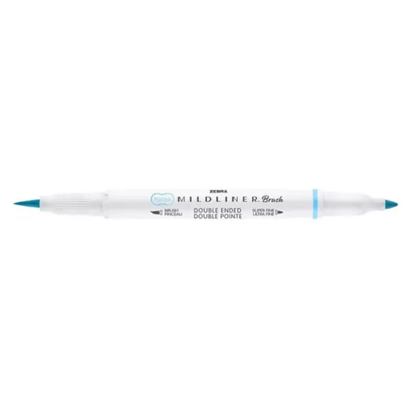 Ecsetfilc kétvégű ZEBRA Mildliner Fluorescent kék Ecsetfilc kétvégű ZEBRA Mildliner Fluorescent kék