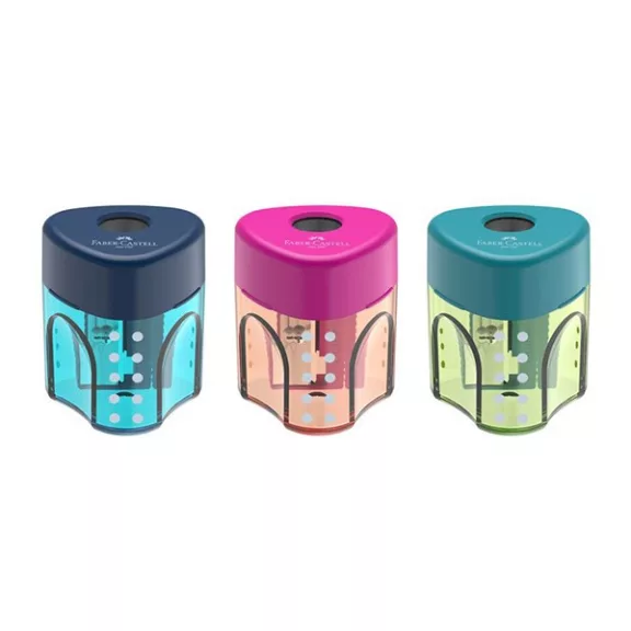 Hegyező FABER-CASTELL Grip mini áttetsző színes testű Hegyező FABER-CASTELL Grip mini áttetsző színes testű