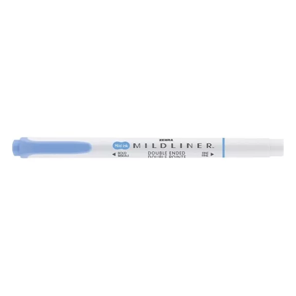 Szövegkiemelő kétvégű ZEBRA Mildliner cool & refined 1,4-4,0 mm sötétkék Szövegkiemelő kétvégű ZEBRA Mildliner cool & refined 1,4-4,0 mm sötétkék