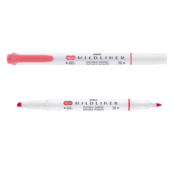 Szövegkiemelő kétvégű ZEBRA Mildliner cool & refined 1,4-4,0 mm piros Szövegkiemelő kétvégű ZEBRA Mildliner cool & refined 1,4-4,0 mm piros