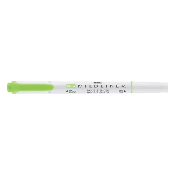 Szövegkiemelő kétvégű ZEBRA Mildliner cool & refined 1,4-4,0 mm zöld Szövegkiemelő kétvégű ZEBRA Mildliner cool & refined 1,4-4,0 mm zöld