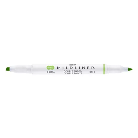 Szövegkiemelő kétvégű ZEBRA Mildliner cool & refined 1,4-4,0 mm zöld Szövegkiemelő kétvégű ZEBRA Mildliner cool & refined 1,4-4,0 mm zöld