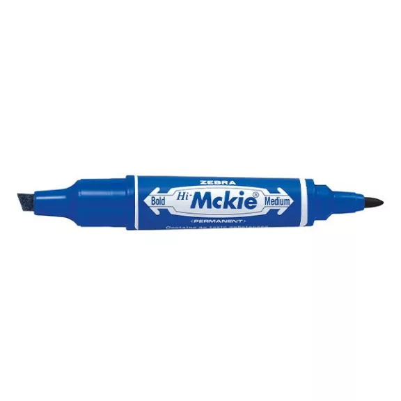 Alkoholos marker kétvégű ZEBRA Hi-Mckie 2,0-4,0 mm kék Alkoholos marker kétvégű ZEBRA Hi-Mckie 2,0-4,0 mm kék