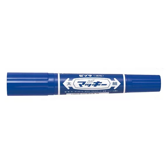 Alkoholos marker kétvégű ZEBRA Hi-Mckie 2,0-4,0 mm kék Alkoholos marker kétvégű ZEBRA Hi-Mckie 2,0-4,0 mm kék