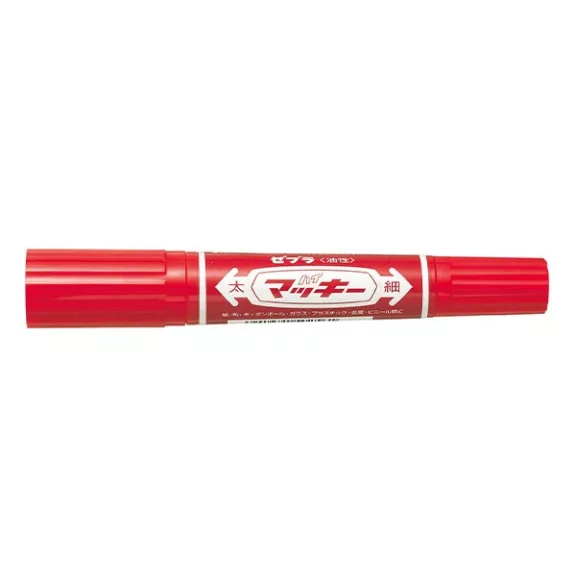 Alkoholos marker kétvégű ZEBRA Hi-Mckie 2,0-4,0 mm piros Alkoholos marker kétvégű ZEBRA Hi-Mckie 2,0-4,0 mm piros