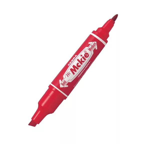 Alkoholos marker kétvégű ZEBRA Hi-Mckie 2,0-4,0 mm piros Alkoholos marker kétvégű ZEBRA Hi-Mckie 2,0-4,0 mm piros