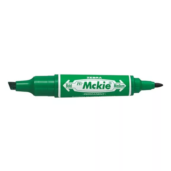 Alkoholos marker kétvégű ZEBRA Hi-Mckie 2,0-4,0 mm zöld Alkoholos marker kétvégű ZEBRA Hi-Mckie 2,0-4,0 mm zöld