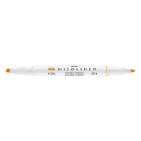  Szövegkiemelő kétvégű ZEBRA Mildliner fluorescent 1,4-4,0 mm narancssárga