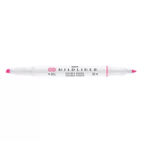   Szövegkiemelő kétvégű ZEBRA Mildliner fluorescent 1,4-4,0 mm rózsaszín