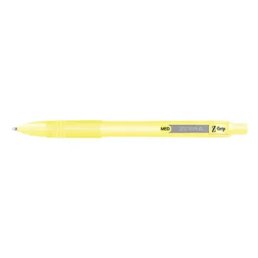   Golyóstoll ZEBRA Z-Grip 0,27 mm írásvastagság pasztell sárga