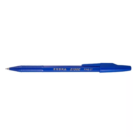 Golyóstoll ZEBRA B1000 eldobható kupakos 0,7 mm kék Golyóstoll ZEBRA B1000 eldobható kupakos 0,7 mm kék