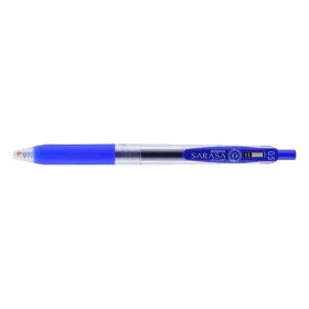 Zseléstoll ZEBRA Sarasa nyomógombos 0,5 mm kobaltkék