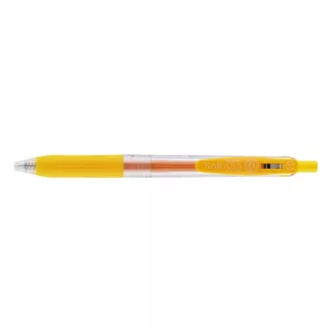 Zseléstoll ZEBRA Sarasa nyomógombos 0,5 mm sárga