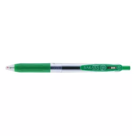 Zseléstoll ZEBRA Sarasa nyomógombos 0,5 mm sötétzöld