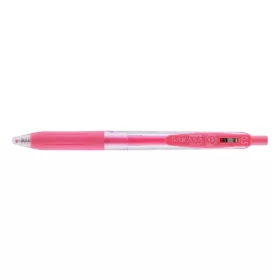   Zseléstoll ZEBRA Sarasa Clip Milk nyomógombos 0,5 mm pasztell piros