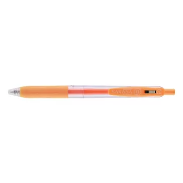   Zseléstoll ZEBRA Sarasa Clip Milk nyomógombos 0,5 mm pasztell narancs