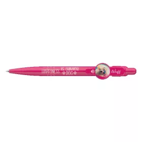 Golyóstoll ICO dogs pink