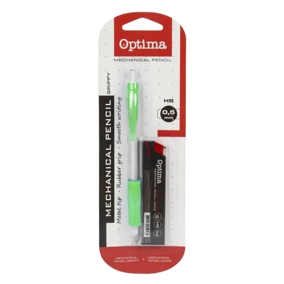 Nyomósirón OPTIMA 0,5mm vegyes színek + grafitbél 0,5mm HB Nyomósirón OPTIMA 0,5mm vegyes színek + grafitbél 0,5mm HB