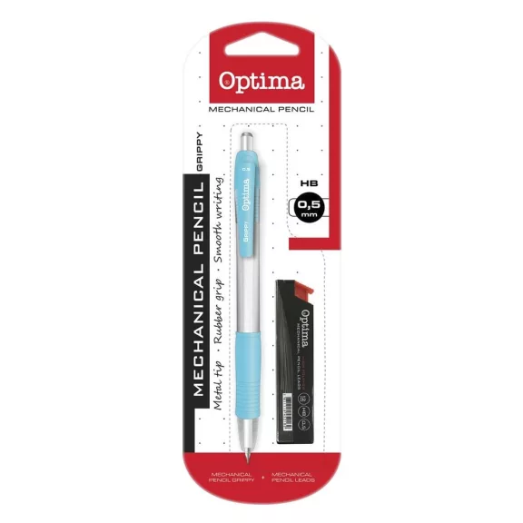 Nyomósirón OPTIMA 0,5mm vegyes színek + grafitbél 0,5mm HB Nyomósirón OPTIMA 0,5mm vegyes színek + grafitbél 0,5mm HB