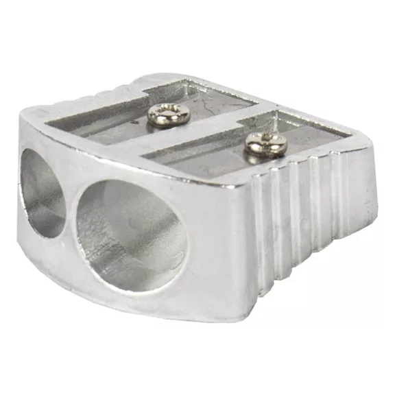 Hegyező OPTIMA fém bordázott fogórész 2 lyukú 1db/bliszter Hegyező OPTIMA fém bordázott fogórész 2 lyukú 1db/bliszter