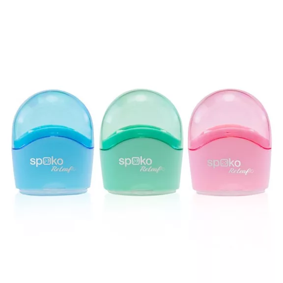 Hegyező SPOKO ReLeaf Candy Duo 2 lyukú tartályos pasztell színekben Hegyező SPOKO ReLeaf Candy Duo 2 lyukú tartályos pasztell színekben
