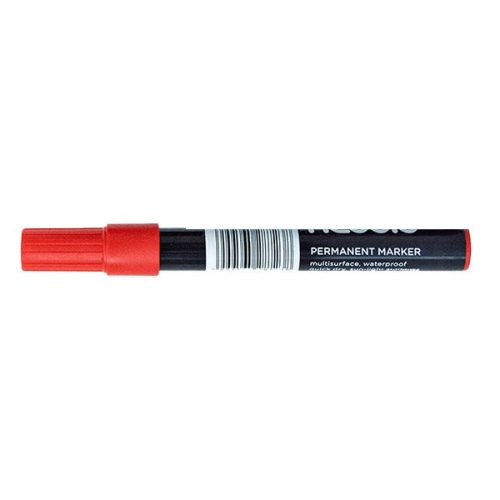 Alkoholos marker NEBULO 233-S kerek piros