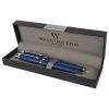 Golyóstoll készlet WELLINGTON Liberty golyóstoll + rollertoll kék díszdobozban