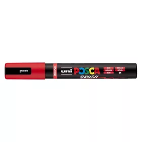 Filctoll UNI Posca PC-5BR ecsethegyű piros