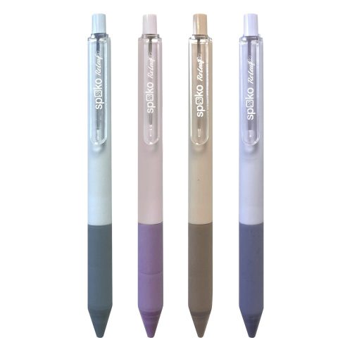 Zseléstoll SPOKO ReLeaf Elements nyomógombos 0,5 mm kék írásszín vegyes színben