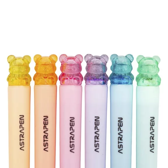 Szövegkiemelő ASTRA PEN Animals formabélyegzővel 6 színű Szövegkiemelő ASTRA PEN Animals formabélyegzővel 6 színű