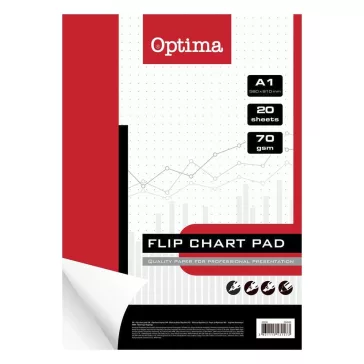 Flipchart papír OPTIMA sima 58x81cm 20 lap 70 gr