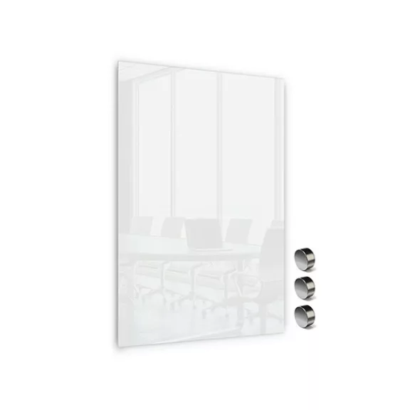Üvegtábla MEMOBE mágneses 90x60 cm fehér Üvegtábla MEMOBE mágneses 90x60 cm fehér