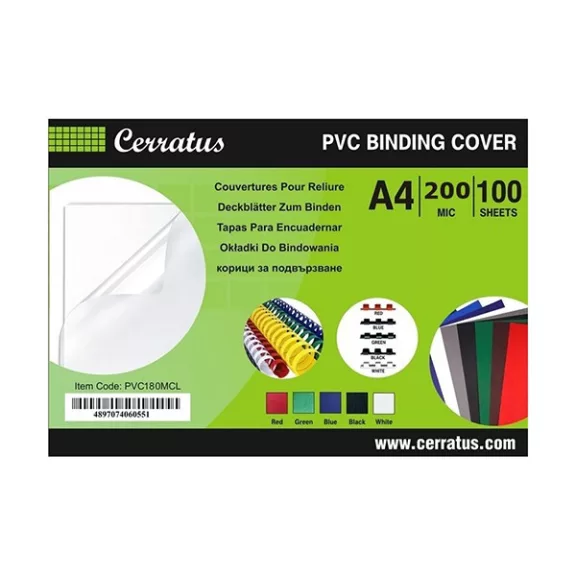 Előlap CERRATUS A/4 200 micron átlátszó sárga Előlap CERRATUS A/4 200 micron átlátszó sárga