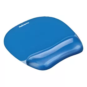  Egéralátét géltöltésű csuklótámasszal FELLOWES Crystal Gel kék
