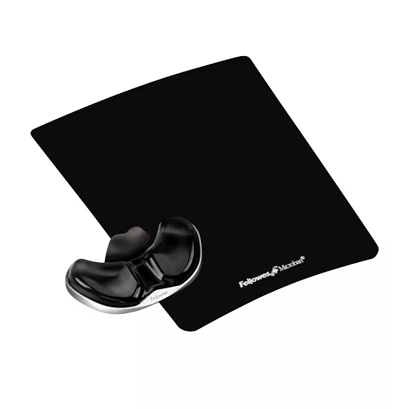 Tenyértámasz FELLOWES Health-V Crystal fekete