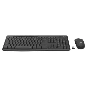   Billentyűzet + egér vezeték nélküli LOGITECH MK295 Silent HUN 2,4 Ghz grafitszürke