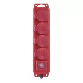 Kábel hosszabbító EMOS 4 aljzat 10m kapcsolóval IP44