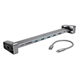   Elosztó HUB HAMA USB Type-C + 4xUSB 3.1/HDMI/LAN/USB Type-C/PD/SD